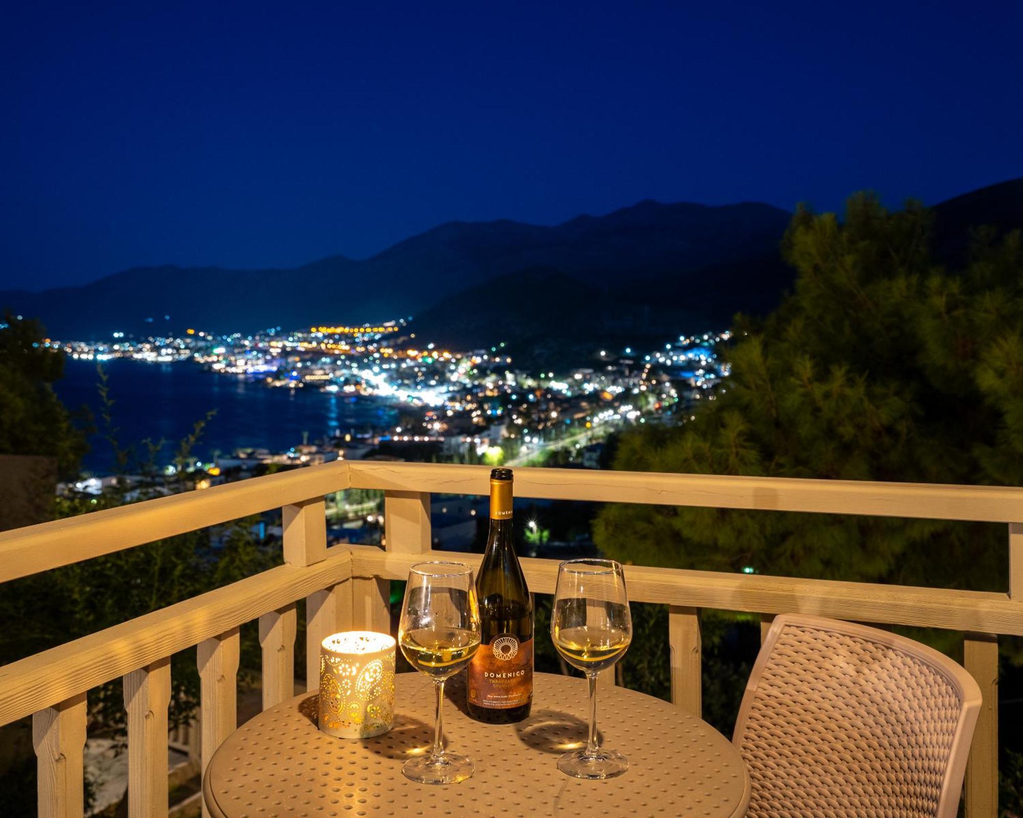 Blue View Villas Stalida Bagian luar foto