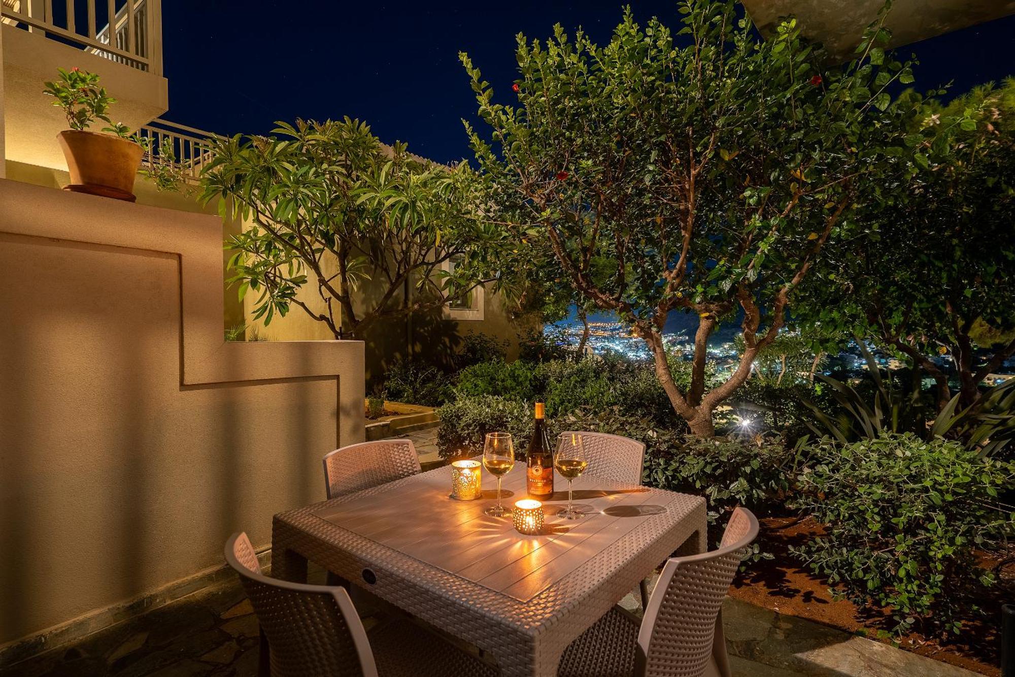 Blue View Villas Stalida Bagian luar foto