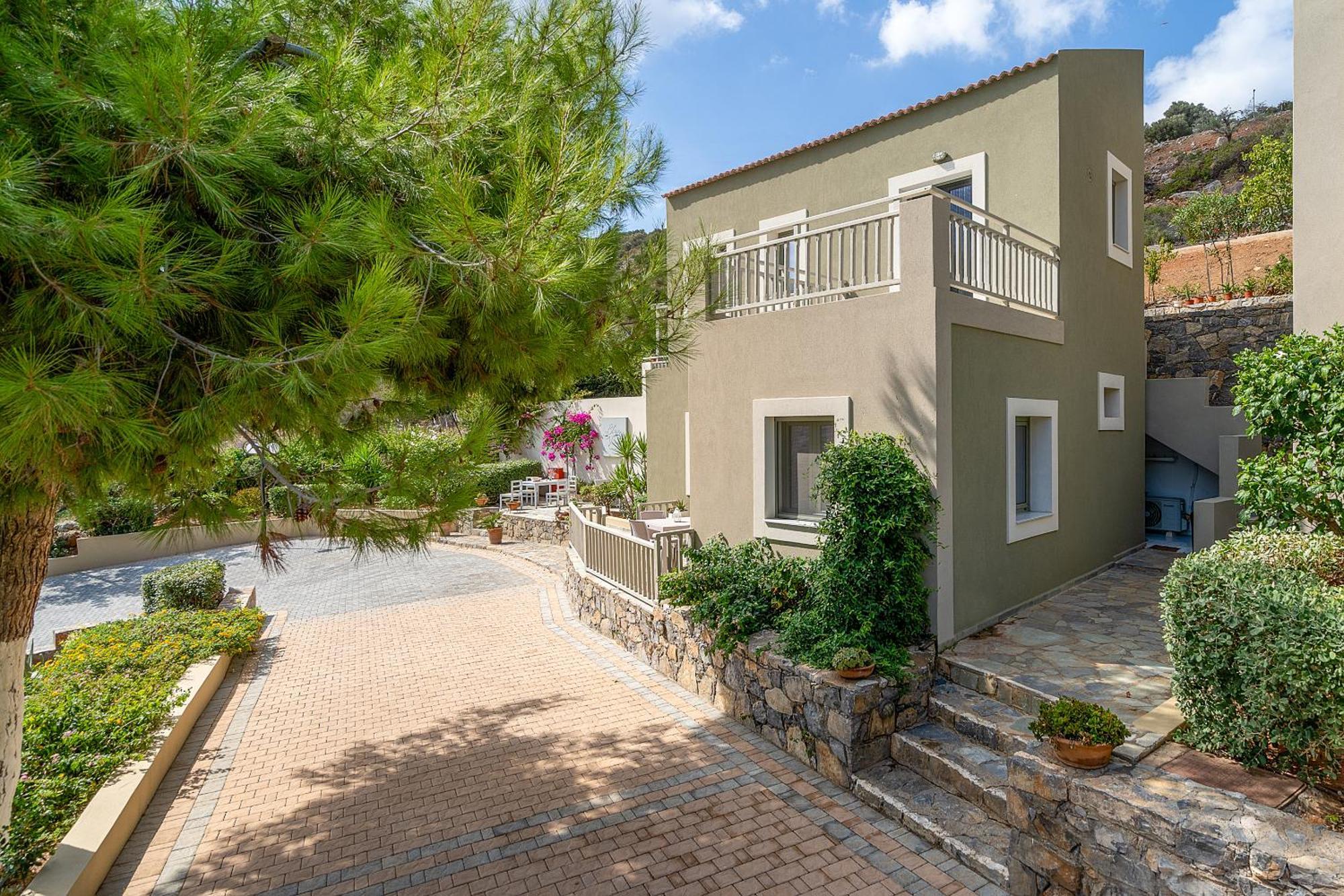 Blue View Villas Stalida Bagian luar foto