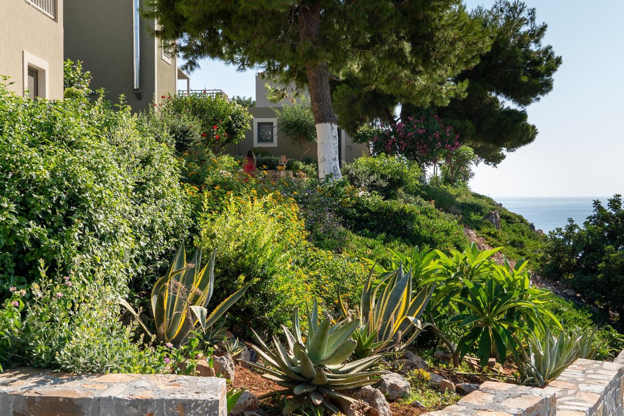 Blue View Villas Stalida Bagian luar foto