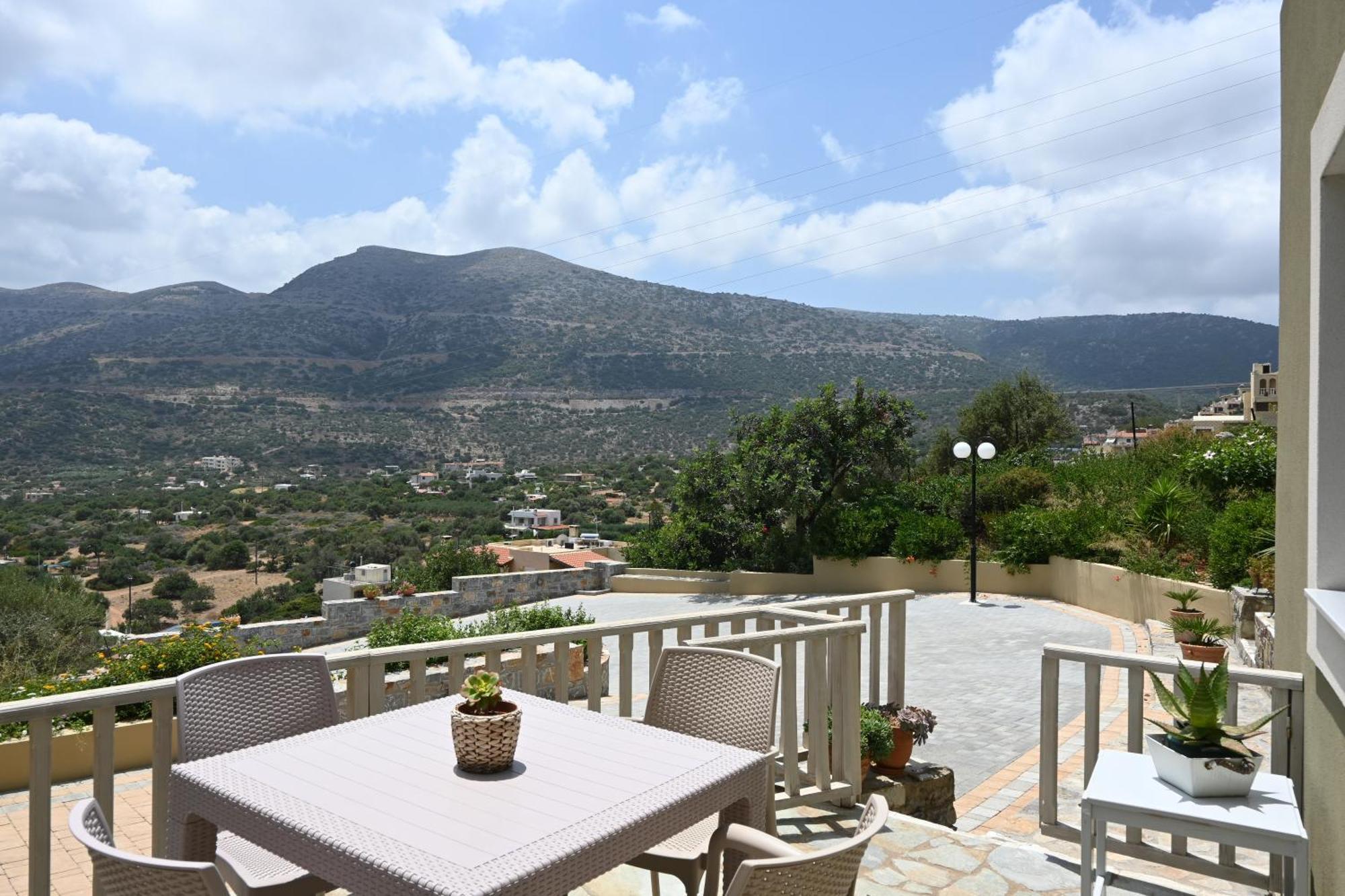 Blue View Villas Stalida Bagian luar foto