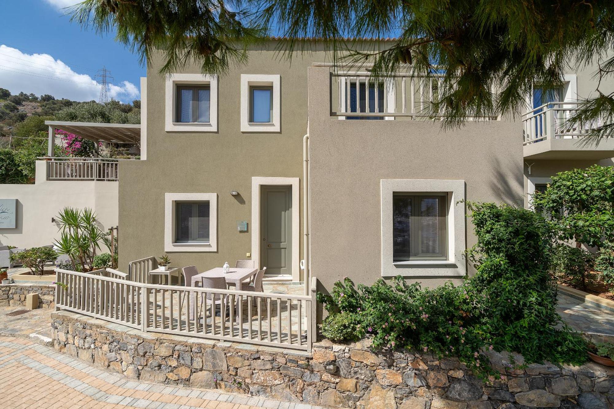 Blue View Villas Stalida Bagian luar foto
