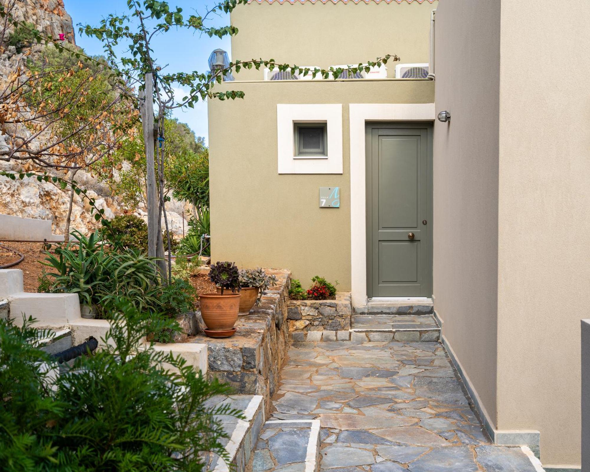 Blue View Villas Stalida Bagian luar foto