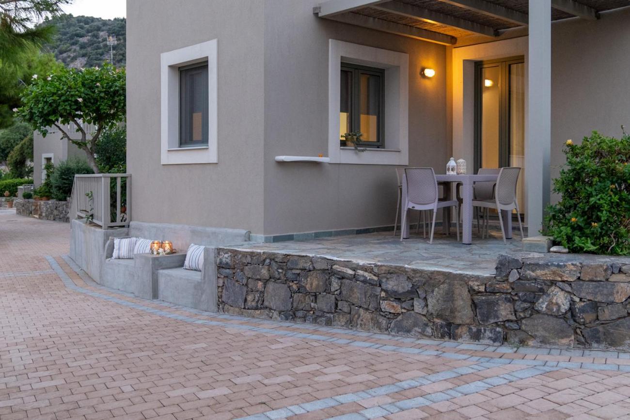 Blue View Villas Stalida Bagian luar foto